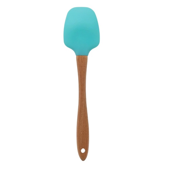 The Pioneer Woman Silicone & Wood Cooking Utensils& Crock Set Wishful Winter NEW - Picture 4 of 13